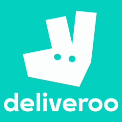 Logo plateforme de livraison deliveroo