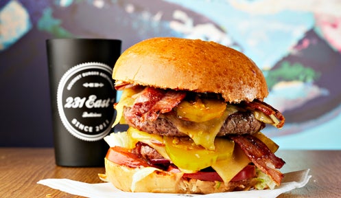 231 East Street - double bacon cheeseburger